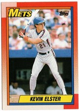 1990 Topps #734 • Kevin Elster • New York Mets Baseball Card