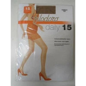 CALZE COLLANT FILODORO DAILY 15 DEN Mis 3- M COGNAC - Imagen 1 de 1