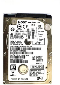 Disque Dur Hitachi HDD Z7K500-320 HTS725032A7E630 - 2.5" - Testé OK - Photo 1/1