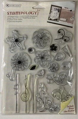 Autumn Leaves Stampology Mindy’s Flowers 19 Pieces - Image 1 of 4