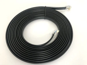 THRUSTMASTER - WHEEL TO PEDAL BLACK DATA CABLE - VARIOUS CABLE LENGTH - Picture 1 of 10