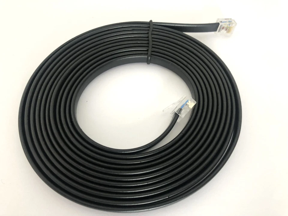 THRUSTMASTER T300  WHEEL TO PEDAL BLACK DATA CABLE - VARIOUS CABLE LENGTH - Image 1 of 4