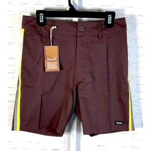 VAST Reflex Board Shorts Color Brown With Stripes Men's Size 32 NWT - Picture 1 of 7
