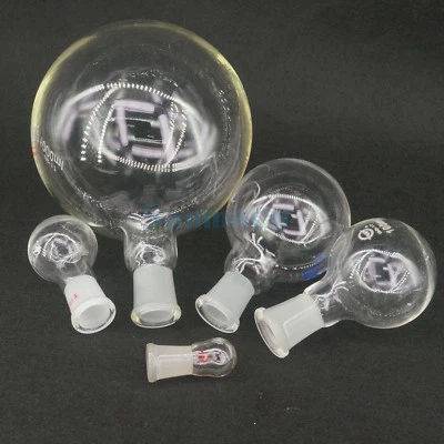 5-5000ml Quickfit Multiple Joint Lab Glass Flask Round Bottom Single Short Neck - Image 1 of 4