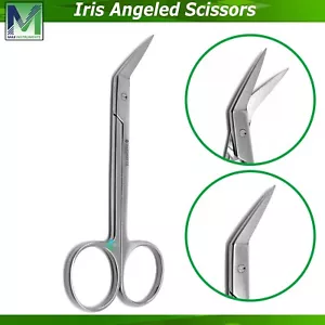 Iris Angular Gum Scissors Tissue Suture Dissecting Surgical Dental Ophthalmic - Picture 1 of 1