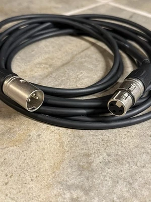 Cable de micrófono Livewire Advantage XLR 15 pies. Negro macho a hembra Foto 1 de 3