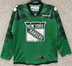Reebok Mens New York Rangers Rick Nash St. Patrick's Day Jersey Size Small Green - Picture 1 of 13