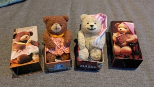 Vintage Hasbro Tiny Teddies X 2 Teddies In A Tiny Tin Rare - Picture 1 of 10