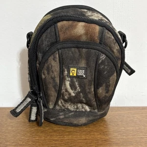 Case Logic Camo Small Carry Case Digital Camera GoPro Belt Loop Purse 3 Pockets - Picture 1 of 9