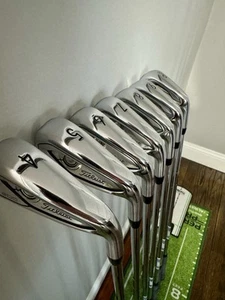 Titleist T200 (2019) 4-PW Iron set - True Temper AMT Tour White X100 Shafts - Picture 1 of 8