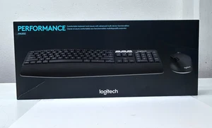 Logitech 920-008219-PB-RC MK850 Wireless Keyboard & Mouse - Black - Photo 1/6