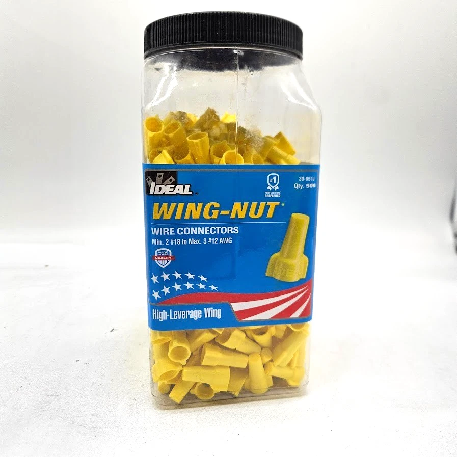 IDEAL Wing-Nut Wire Connectors 30-651J for Min 2 #18 to Ma #12 AWG ()