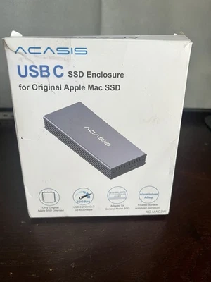ACASIS SSD Enclosure for Apple Mac SSD AC-MAC3W with USB-C and USB-A cables - Image 1 of 4