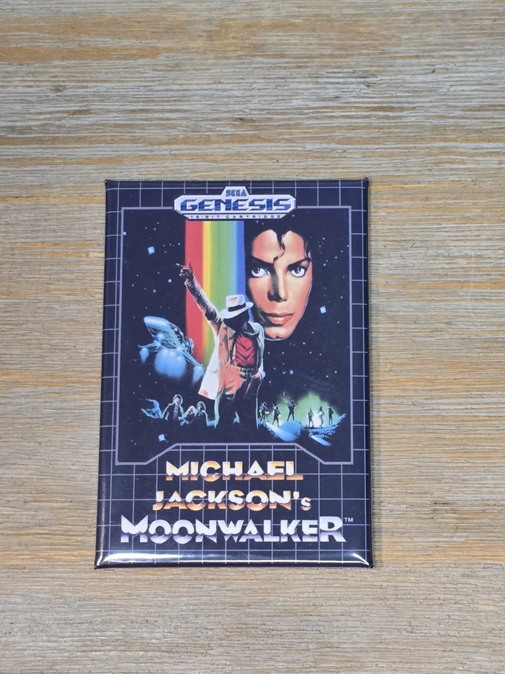 Sega Michael Jackson's Moonwalker Magnet Kühlschrankmagnet - Bild 1 von 1