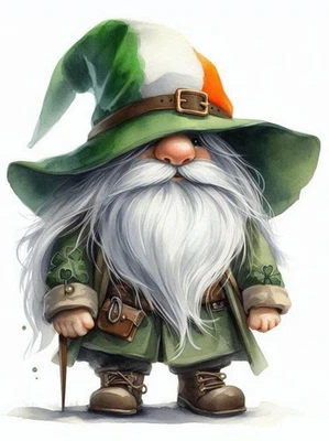 IRISH (3) GONK CROSS STITCH PATTERN - Image 1 of 2