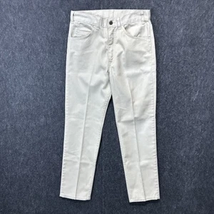 Vintage Levi's Black Tag Gold "BIG E" STA-PREST Light Tan High Rise Pants 30x30 - Picture 1 of 10