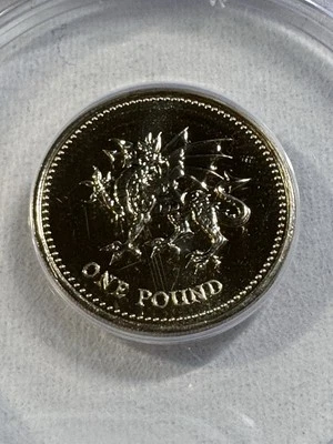 2000 Great Britain 1 Pound Graded MS 67 by ANACS Welsh Dragon - Image 1 of 4