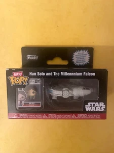Funko Bitty Pop! Fahrgeschäfte: Star Wars - Han Solo und der Millennium Falke BRANDNEU - Bild 1 von 2