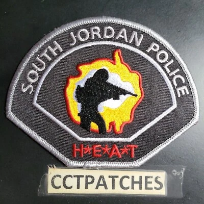 SOUTH JORDAN, UTAH POLICE HEAT SUBDUED SHOULDER PATCH UT - Image 1 of 2