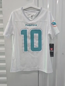 TYREEK HILL MIAMI DOLPHINS GIRLS NFL APPAREL MEDIUM SIZE 7/8 - Picture 1 of 7