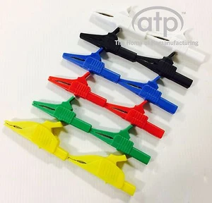 SET 12 CLIP COCCODRILLO ROSSO, NERO, BLU, VERDE, GIALLO, BIANCO, NUOVO - Foto 1 di 1