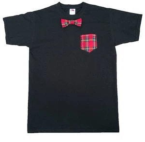 T-SHIRT MAGLIETTA S - M - L - XL " PAPILLON e TASCHNO " STYLE MODA UOMO DONNA - Foto 1 di 3