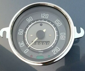 VW velocímetro escarabajo hasta 210 km/h para escarabajo hasta 1968 1200 / 1300 / 1500 - Imagen 1 de 2