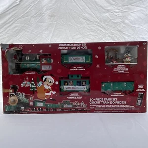Disney 30 Piece Christmas Circuit Train Set With Remote Control  - Picture 1 of 20