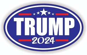 TRUMP 2024 Vinyl Bumper Decal / FREE SHIPPING (BUY 2 GET 1 FREE) - Picture 1 of 2