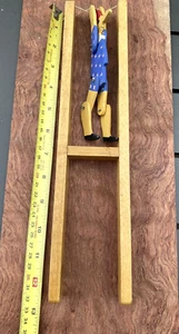 Wooden hand madeTrapeze Toy Pinocchio,working condition#A8 - Picture 1 of 5