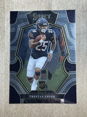 2022 Chicago Bears ROOKIE Trestan Ebner Panini Select PREMIER LEVEL RC - Image 1 of 3