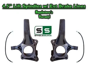 4.5" Lift Spindle Kit DOT Approved Brakelines FOR 15 - 20 Ford F-150 2WD - Picture 1 of 1