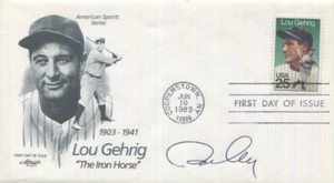 AUTÉNTICO Ron Cey de Grandes Ligas de Béisbol firmado FDC - Imagen 1 de 2