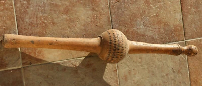 ancienne quille Basque cloutée 94 cm - jeux anciens - - Photo 1/4