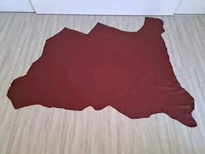 ECHT-LEDER AUTOLEDER LEDERHAUT RINDSLEDER ECHTLEDER LEDER Rot 3qm - Bild 1 von 4