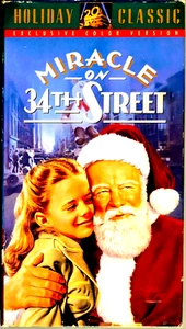 Miracle on 34th Street (VHS, 1993, Colorized)(Christmas) Natalie Wood! - Picture 1 of 6
