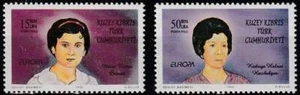 Cyprus Turks postfris 1996 MNH 428-429 - Europa / Beroemde vrouwen - Picture 1 of 1