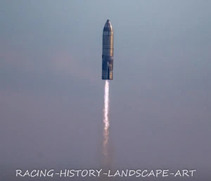 FOTO SPACEX 2021 24 de febrero 8x10 Starship SN10 lanzamiento Boca Chica prueba Texas 5 - Imagen 1 de 1