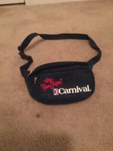 Carnival Cruise Line The Fun Ships Boat Blue Fanny Pack Waist Bag Adjustable  - Picture 1 of 10