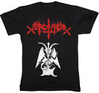 Sarcofago Baphomet Tshirt Beherit Blasphemy Mayhem Sodom Black Deathmetal Tshirt