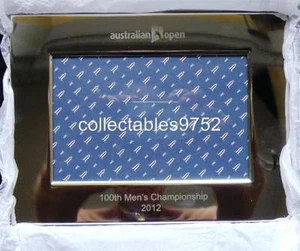 AUSTRALIAN OPEN 100th MEN`S CHAMPIONSHIP 2012 SILVER TONE METAL PHOTO FRAME - Picture 1 of 1
