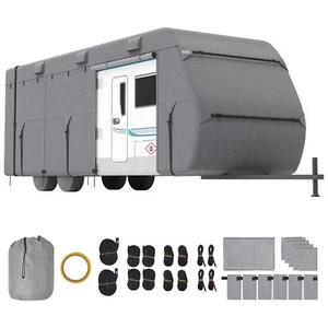 Trailer Travel RV Cover 24-27 ft Class A Camper Cover Non-Woven Fabric - Picture 1 of 11