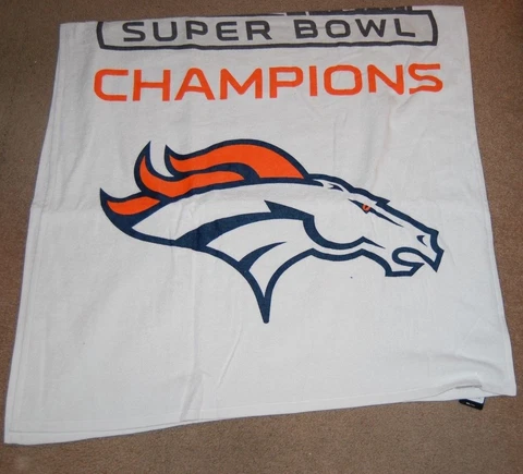 DENVER BRONCOS SB 50 CHAMPIONS NFL FOOTBALL SPORTS BATH BEACH TOWEL Cover