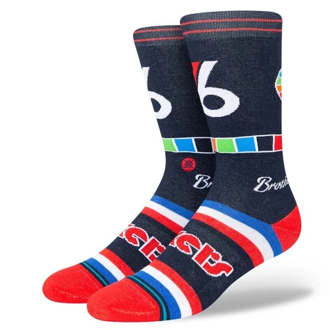 Men's Stance Navy Philadelphia 76ers 2021/22 City Edition Crew Socks size L 9-13 Cover
