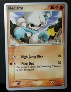 Meditite 55/106 2005 World Championships Pokémon Card - Picture 1 of 4
