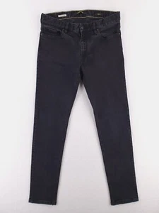 Alberto Jeans Mens 32x32 Black Slim Straight Luxury T400 Canadian Stretch Denim - Picture 1 of 20