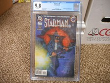 Starman 0 cgc 9.8 DC 1994 1st appearance of Jack Knight new Star Man WHITE pg NM