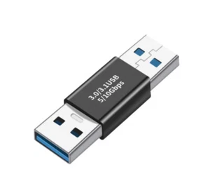 USB A 3.0 OTG Data Extension Adapter 5Gbps | Male to Male  - Picture 1 of 9