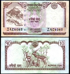 Nepal 10 Rupees 2008 P 61 PAPER UNC - Picture 1 of 1