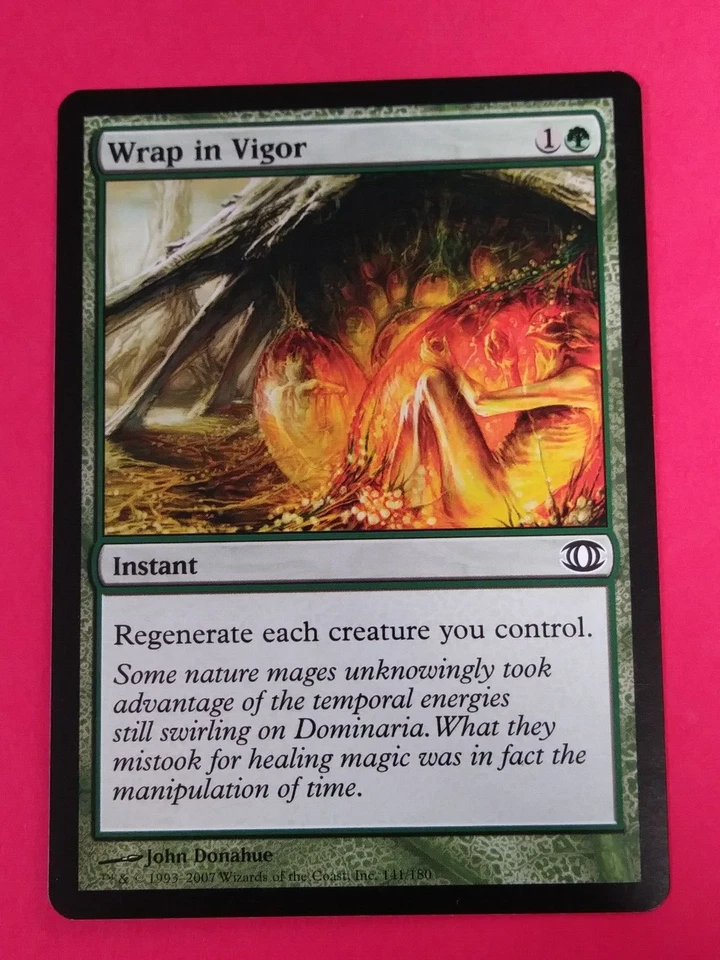 Magic The Gathering 1x WRAP IN VIGOR - Morningtide Green Common NMint MTG - Image 1 of 1